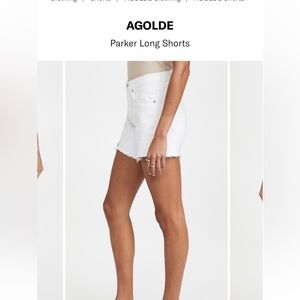 Agolde Parker long short white size 29